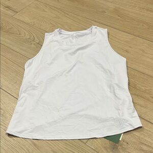 HALARA Women's Softlyzero plush Classic White Muscle Tee